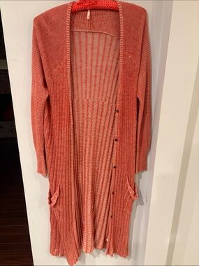 Free People like new- Long Cardigan Sweater